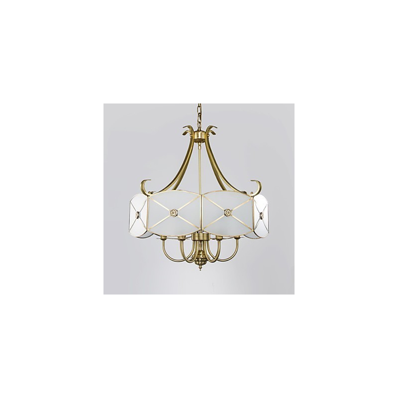 Plafonnier décoratif contemporain moderne en cuivre