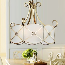 Plafonnier décoratif contemporain moderne en cuivre