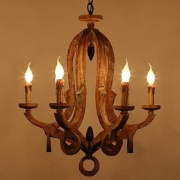 Lustre en métal peint de style mini rétro vintage