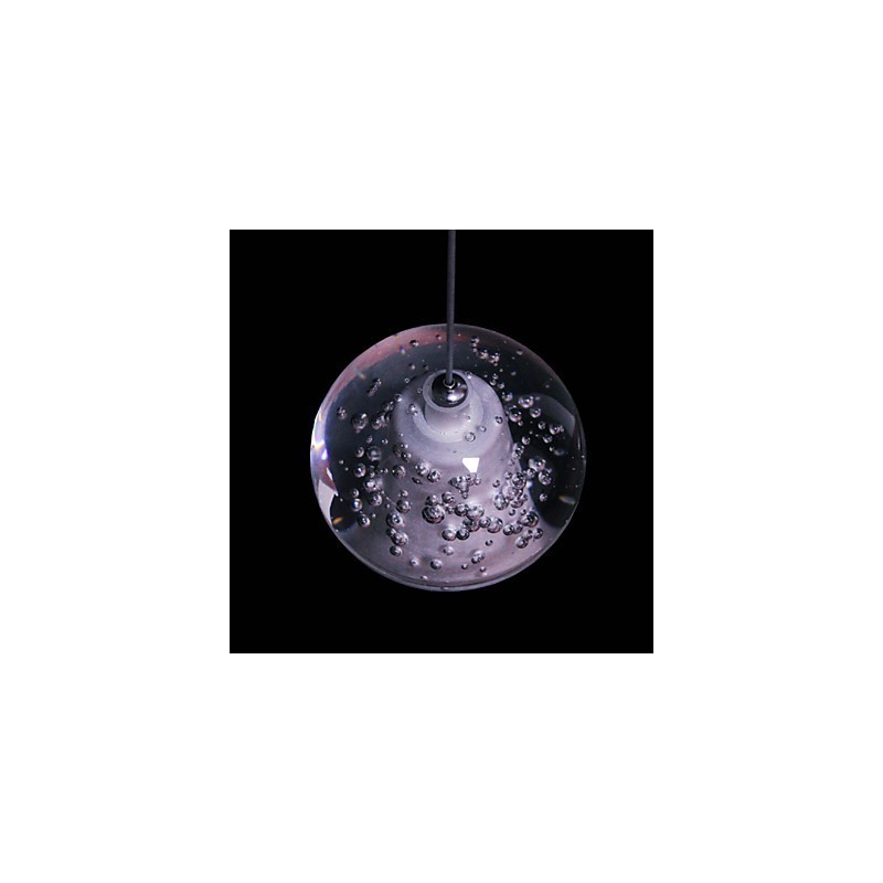 Suspension G4 Retroifit 3 W en cristal chromé, lampe suspendue moderne et contemporaine
