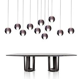 Suspension G4 Retroifit 3 W en cristal chromé, lampe suspendue moderne et contemporaine