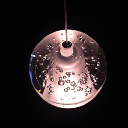 Suspension G4 Retroifit 3 W en cristal chromé, lampe suspendue moderne et contemporaine