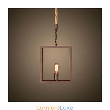 Suspension en métal traditionnelle, classique, rustique, style vintage, rétro, style campagnard Suspension en métal traditionnelle, classique, rustique, style vintage, rétro, style campagnard