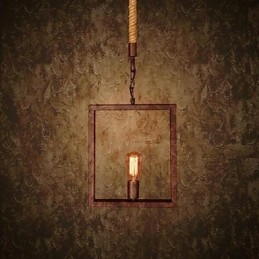 Suspension en métal traditionnelle, classique, rustique, style vintage, rétro, style campagnard