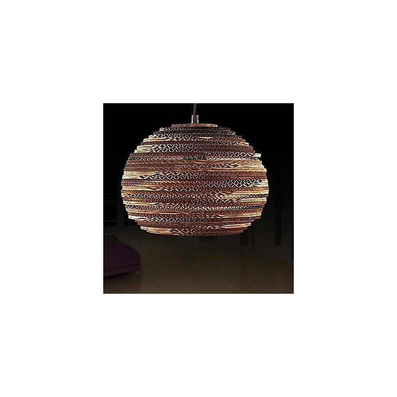 Suspension rustique en métal style globe, style île, style lanterne vintage