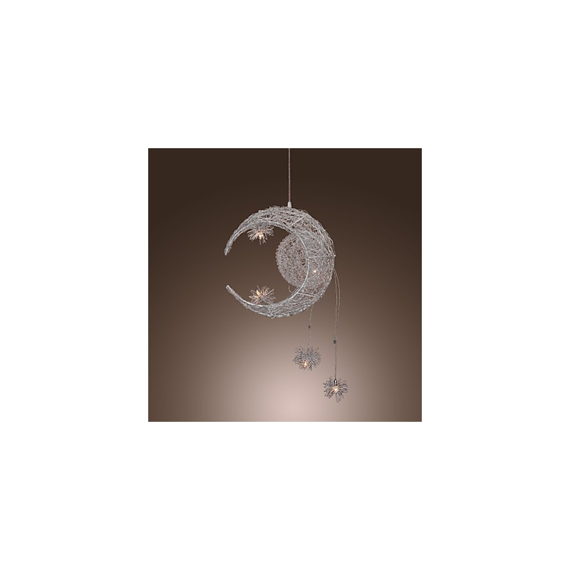 Suspension moderne contemporaine en métal galvanisé de style mini globe