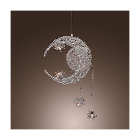 Suspension moderne contemporaine en métal galvanisé de style mini globe Suspension moderne contemporaine en métal galvanisé de style mini globe
