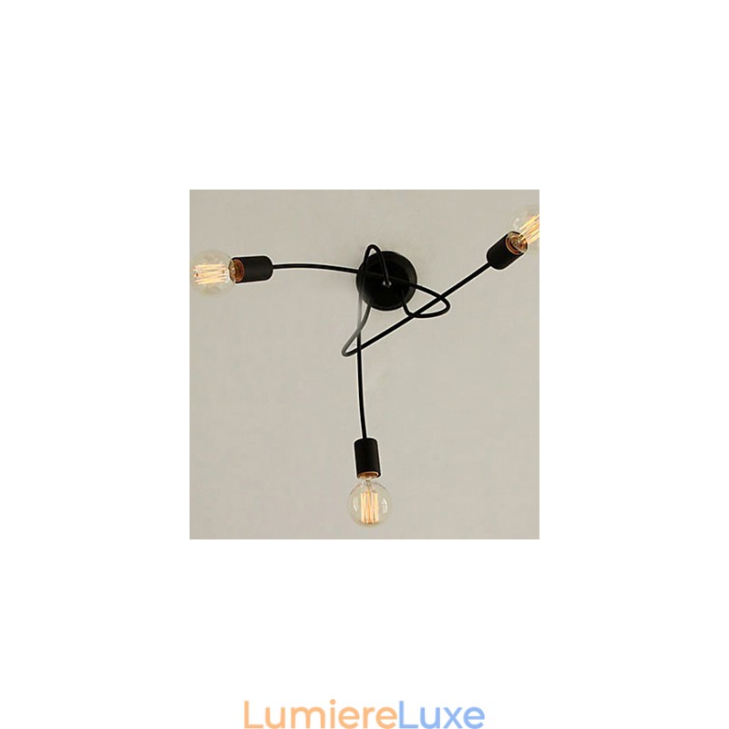 Lustre en métal peint contemporain moderne