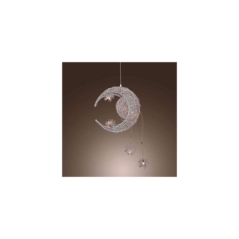 Suspension moderne contemporaine en métal galvanisé de style mini globe