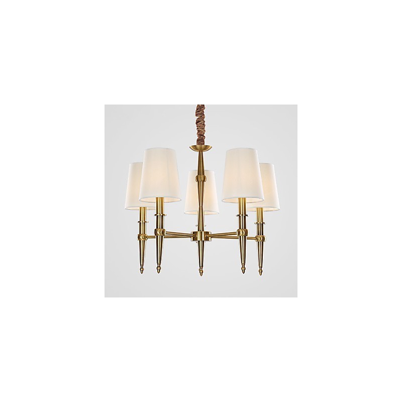 Famille de luminaires suspendus décoratifs modernes et contemporains blanc pur