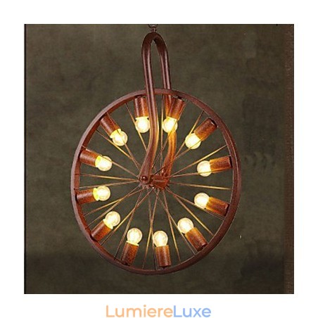 Suspension à roue rétro pour faire l'ancienne lampe suspendue industrielle A Suspension à roue rétro pour faire l'ancienne lampe suspendue industrielle A