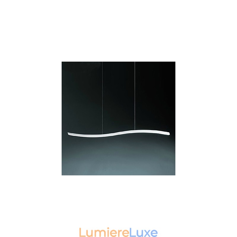 Lustre en acrylique simple et tendance au design linéaire