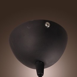 Suspension moderne contemporaine de style rétro en forme de mini bol