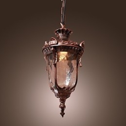 Suspension d'inspiration antique à 1 lumière