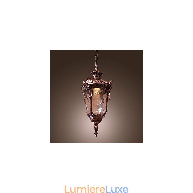 Suspension d'inspiration antique à 1 lumière