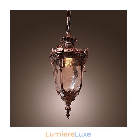 Suspension d'inspiration antique à 1 lumière Suspension d'inspiration antique à 1 lumière