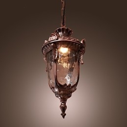 Suspension d'inspiration antique à 1 lumière