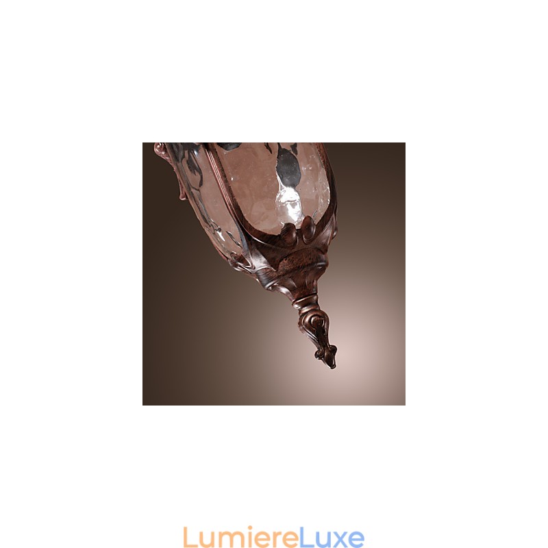 Suspension d'inspiration antique à 1 lumière