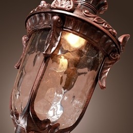 Suspension d'inspiration antique à 1 lumière