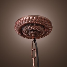 Suspension d'inspiration antique à 1 lumière