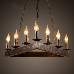 Plafonniers rétro classiques en métal, lampes suspendues simples, lampe suspendue de café