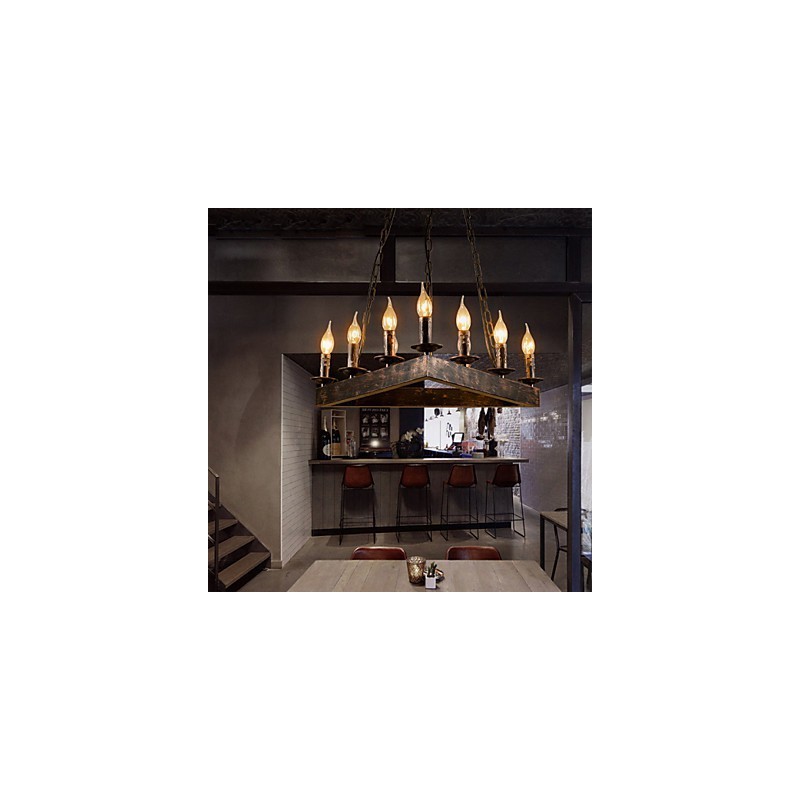 Plafonniers rétro classiques en métal, lampes suspendues simples, lampe suspendue de café