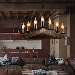 Plafonniers rétro classiques en métal, lampes suspendues simples, lampe suspendue de café