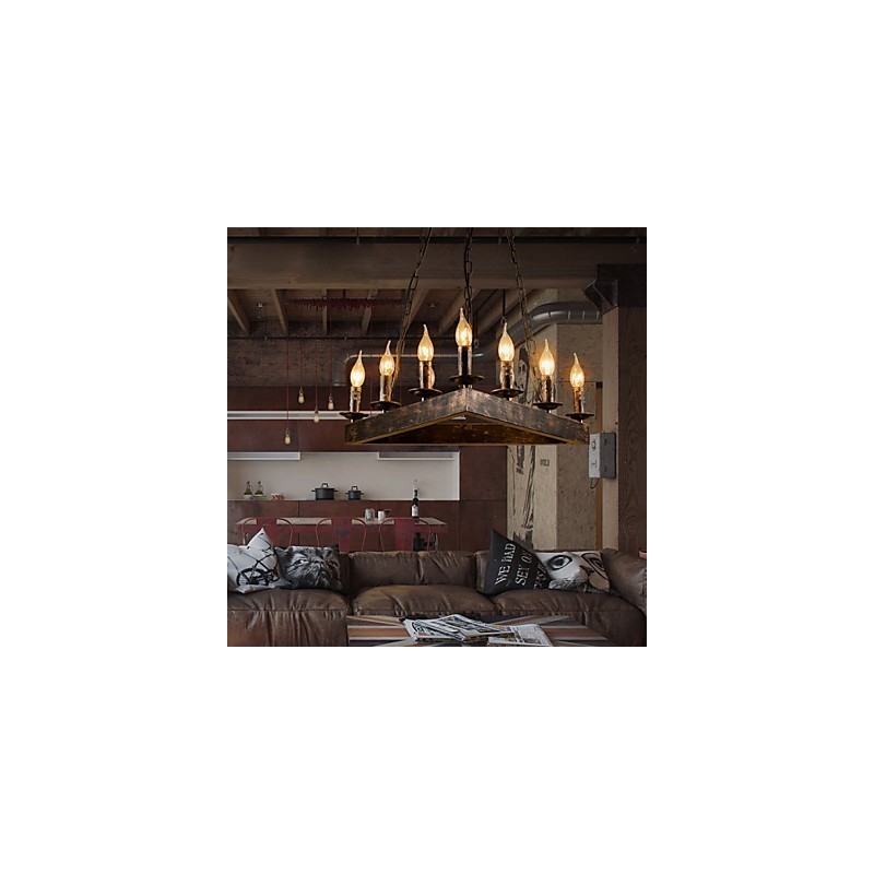 Plafonniers rétro classiques en métal, lampes suspendues simples, lampe suspendue de café