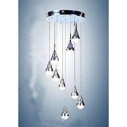 Lampes et lanternes Stair Stage 9 Head Ceiling Lamp