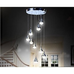 Lampes et lanternes Stair Stage 9 Head Ceiling Lamp