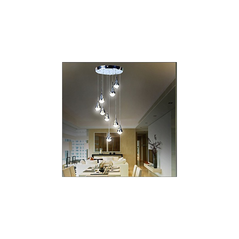 Lampes et lanternes Stair Stage 9 Head Ceiling Lamp