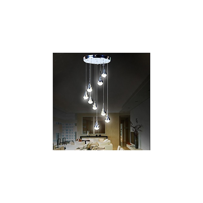 Lampes et lanternes Stair Stage 9 Head Ceiling Lamp
