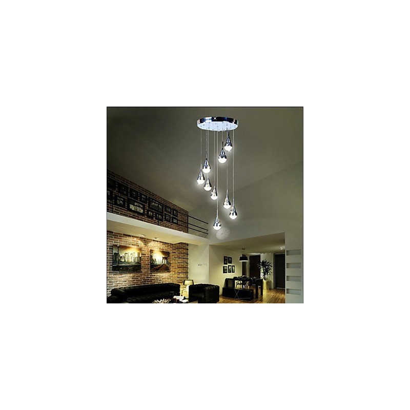 Lampes et lanternes Stair Stage 9 Head Ceiling Lamp