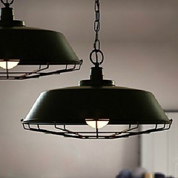 Lampe à tête unique en fer forgé, style campagnard, restaurée selon les anciennes méthodes
