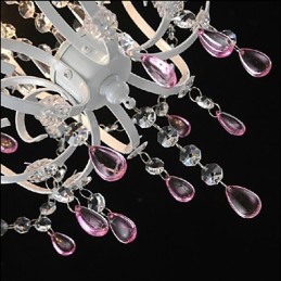 Pendentif en cristal de style européen pour jardin