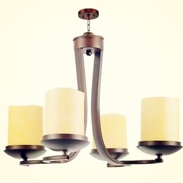 Lustre en métal peint de style mini rétro classique traditionnel
