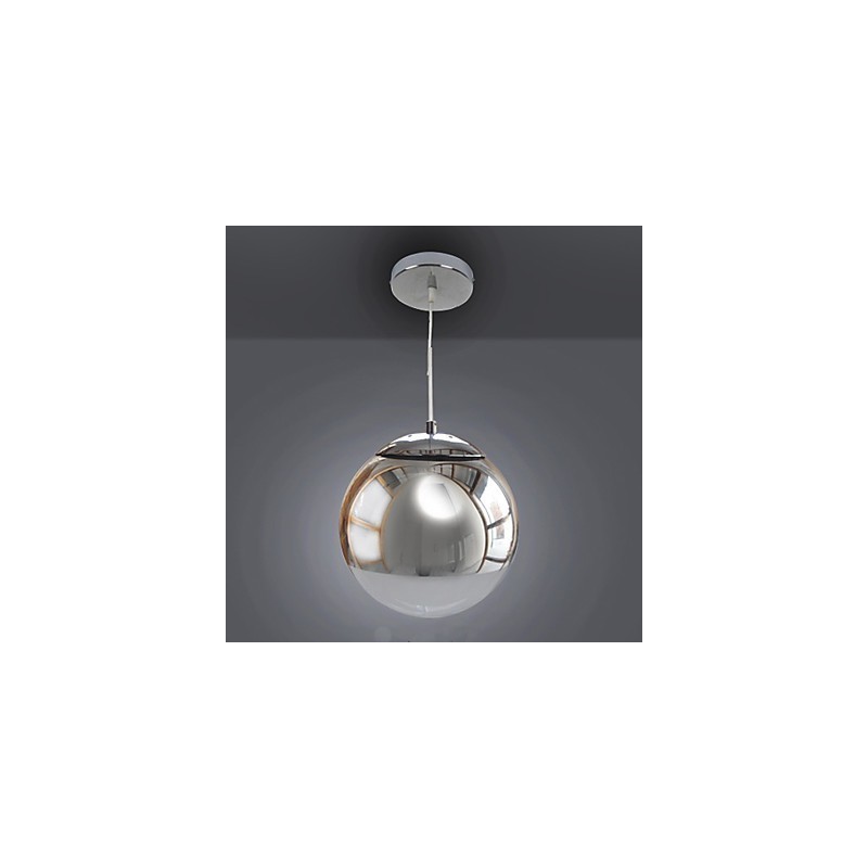 Suspension moderne contemporaine de style mini globe électroplaquée
