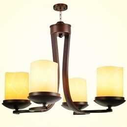 Lustre en métal peint de style mini rétro classique traditionnel
