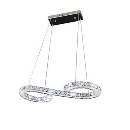 Modèle de suspension moderne en cristal, luminaires de plafond luxueux