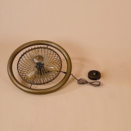 Plafonnier rétro classique en métal avec ventilateur, lampe suspendue simple, lampe suspendue pour café