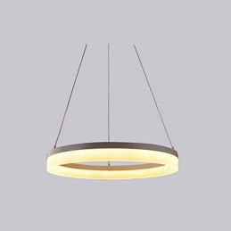 Lustre Art Déco 1 Anneau 3 Anneaux 60 cm Suspension 36 W
