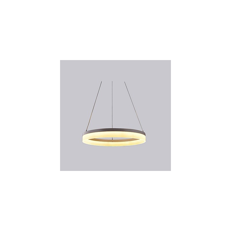Lustre Art Déco 1 Anneau 3 Anneaux 60 cm Suspension 36 W