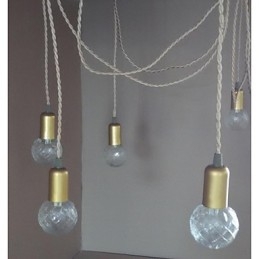 Suspension en verre style mini, style traditionnel, rustique, style rétro, style vintage, style tambour, globe terrestre