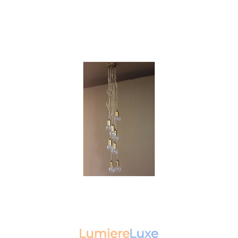 Suspension en verre style mini, style traditionnel, rustique, style rétro, style vintage, style tambour, globe terrestre