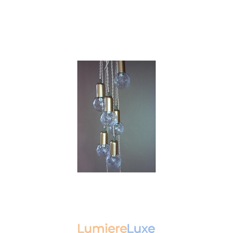 Suspension en verre style mini, style traditionnel, rustique, style rétro, style vintage, style tambour, globe terrestre