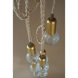 Suspension en verre style mini, style traditionnel, rustique, style rétro, style vintage, style tambour, globe terrestre