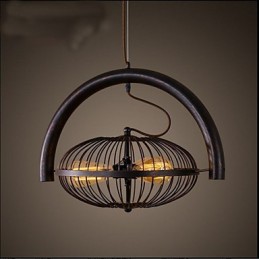 Lampe à vent industrielle rétro, lampe suspendue en forme de ventilateur de style américain
