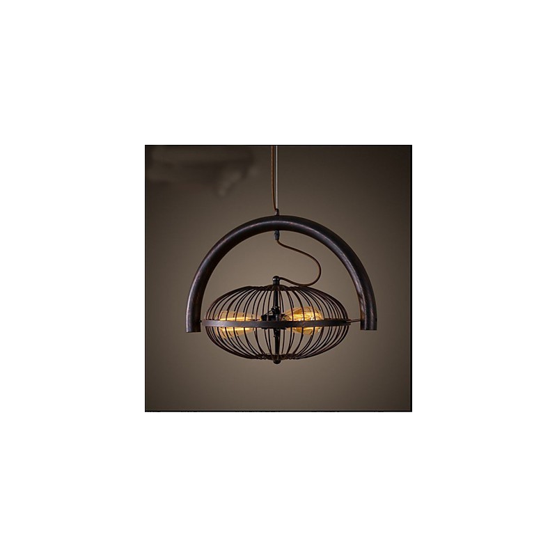 Lampe à vent industrielle rétro, lampe suspendue en forme de ventilateur de style américain