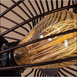 Lampe à vent industrielle rétro, lampe suspendue en forme de ventilateur de style américain