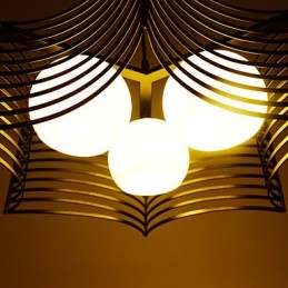 Plafonniers rétro classiques en métal, lampes suspendues simples, lampe suspendue de café